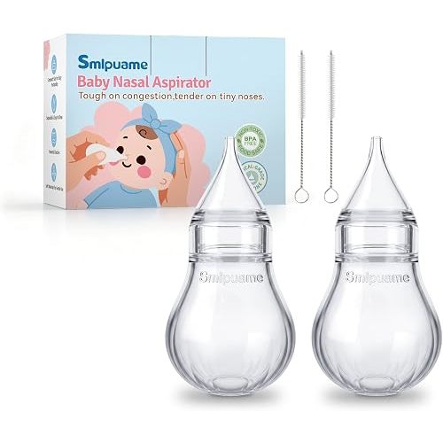 Baby Nasal Aspirator - Soft Silicone Suction Bulb with Strong Suction