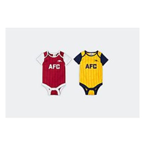 Arsenal Baby Retro 88-89 Home and Away 2pk Bodysuits