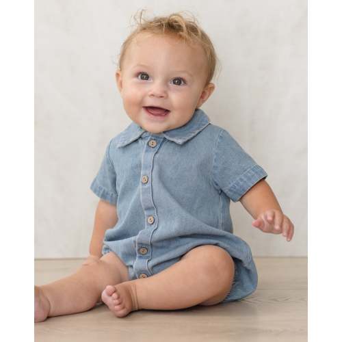 Matteo Romper Lightweight Denim