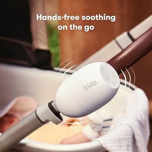 Amazon.com : Frida Baby Hands-Free Stroller Rocker Device with 5 Vibration Levels, Universal Stroller Accessories, Rechargeable Portable Rocker for Cribs & Strollers, Water-Resistant Baby Soother : Baby