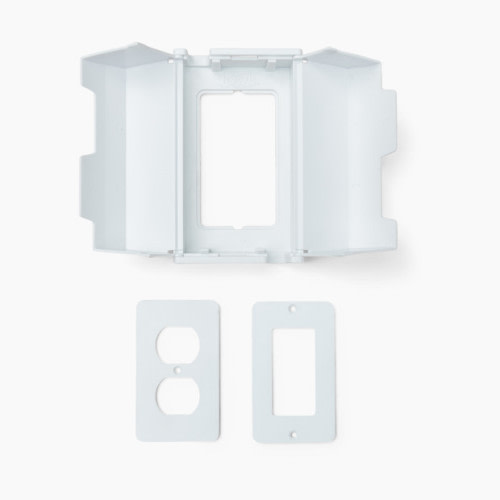 Jool Baby Electrical Outlet Child Safety Cover Box (2 Pack) - White