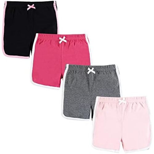 Hudson Baby Unisex Baby Shorts Bottoms 4-Pack