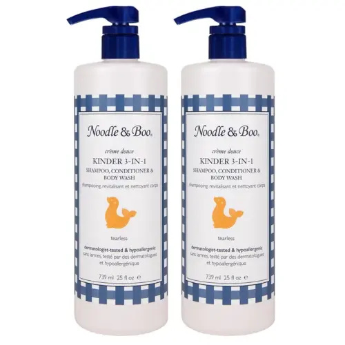 Noodle & Boo Kinder 3-In-1 Shampoo, Conditioner & Body Wash 25 fl oz, 2-pack | Costco