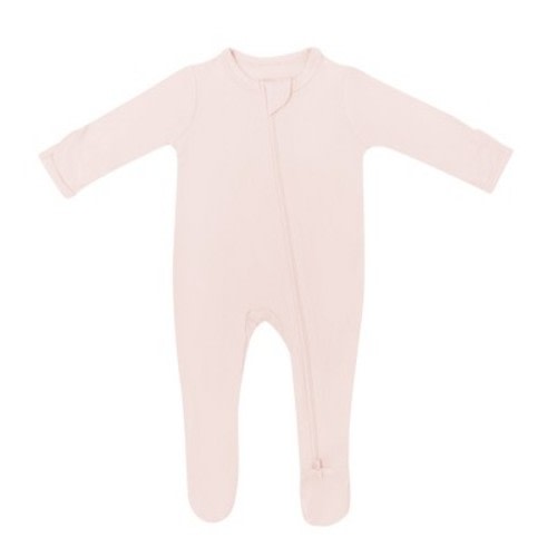 Kyte Baby Zippered Footie in Blush Blush 3-6 Months