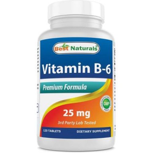 Vitamin B6 25 mg 120 Tablets