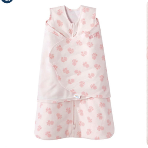 Newborn - Rose Toss Blush Cotton Swaddle | HALO