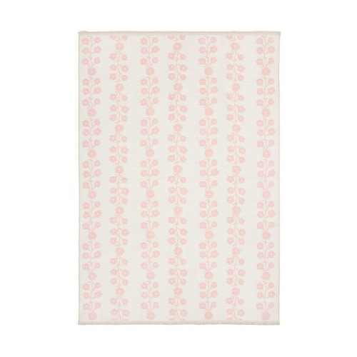 Floral Vines Reversible Washable Rug