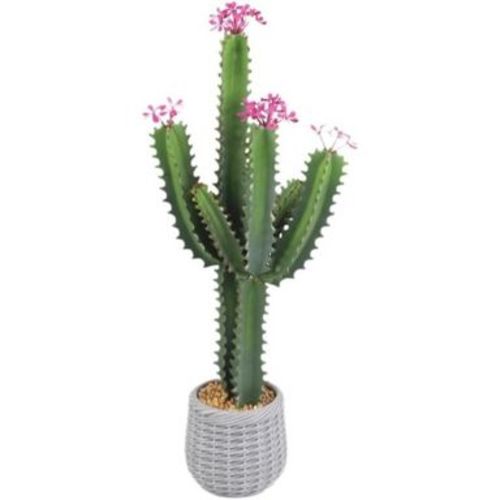 Artificial Cactus 3Ft（36"）Cactus Plants Potted Plant Faux Cacti Saguaro with Planter for Indoor Outdoor Home Garden Decor