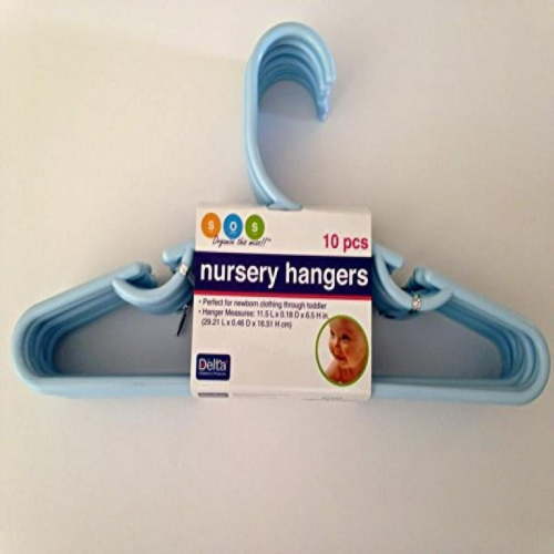 Delta Nursery Hangers 10pk. Blue (blue)