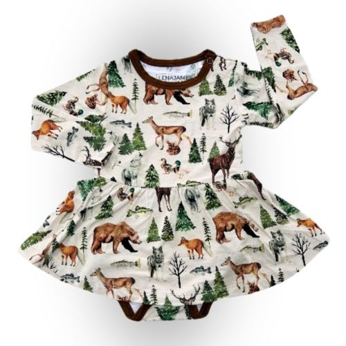 Tundra Friends | LS Lena Dress SIZE 6-12m