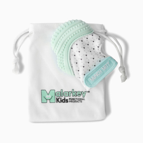 Munch Mitt - Mint Green/Triangles