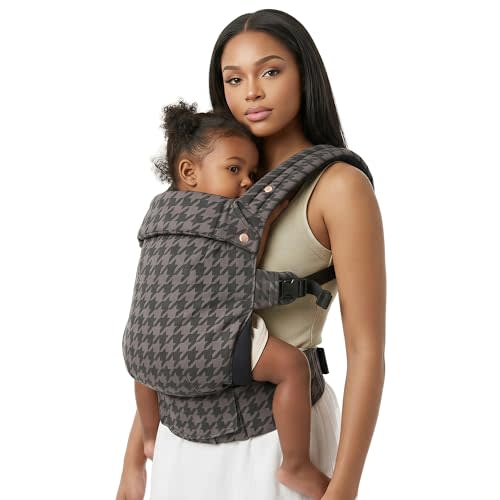 Baby Carrier Newborn to Toddler- Ergonomic,Cozy and Lightweight Infant Carrier for 7-40lbs,3 Carry Positions Newborn Carrier,Gray