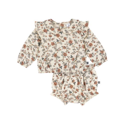 Modern Moments by Gerber Baby Girl Bloomer Outfit Set, 2-Piece, Sizes 0/3 Months - 24 Months
