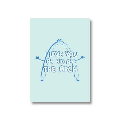 Arch Hug 5" x 7" Art Print