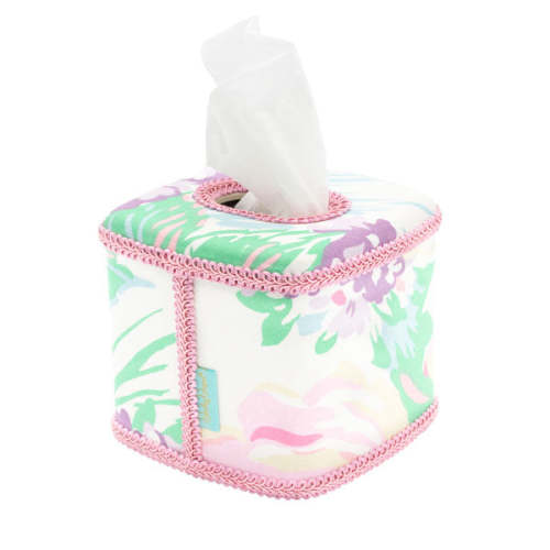 Draper Fabric Tissue Holder - Princess Grace Rose Pink