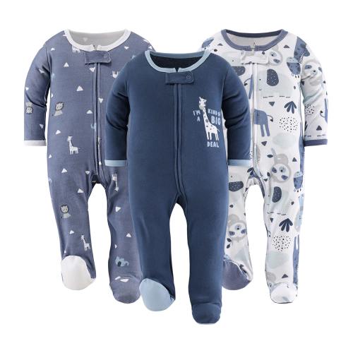 The Peanutshell Blue Safari Baby Boys 3-pc. Sleep and Play, Color: Blue - JCPenney
