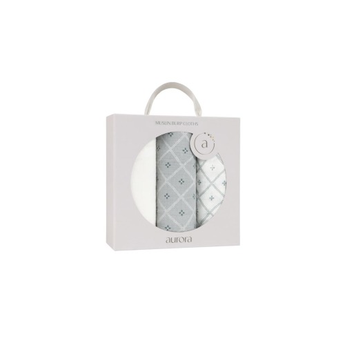 Aurora Classics Hypoallergenic Muslin Burp Cloth