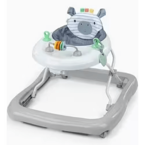 Ingenuity Smooth Strides Activity Walker - Developmental Walker - Chambray - 6M-12M