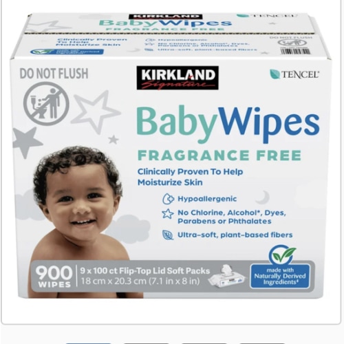 Kirkland Signature Baby Wipes Fragrance Free
