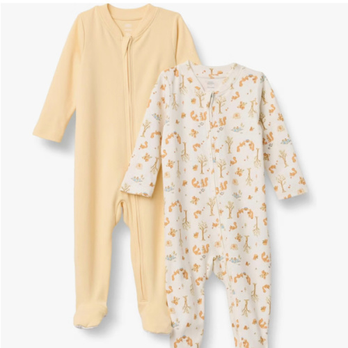 Amazon Essentials baby-boys Cotton Footed Sleep and Play Bodysuit