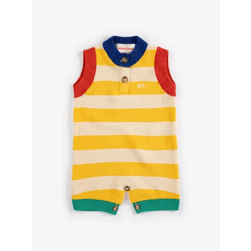 BC striped knitted playsuit