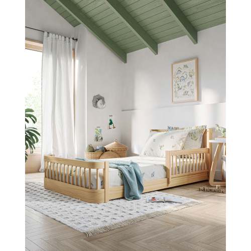 The Wave Kids Bed | Convertible Montessori Floor Bed to Twin