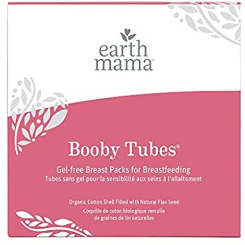 Booby Tubes by Earth Mama | Hot and Cold Nursing Packs for Breastfeeding and Sore Breasts, 4.2-Ounce