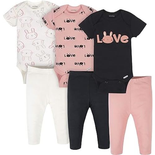 Onesies Brand Unisex Baby 3 Outfit Bundle Mix Match Newborn to 12m Pants Set