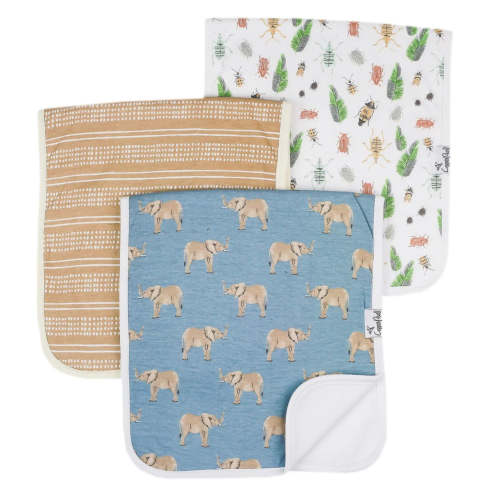 Copper Pearl | Peanut Burp Cloth Set