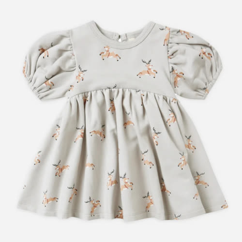 Darla Dress || Reindeer – Quincy Mae