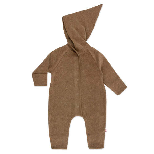 Cozie Elf Suit - Mocha Heather – Zutano