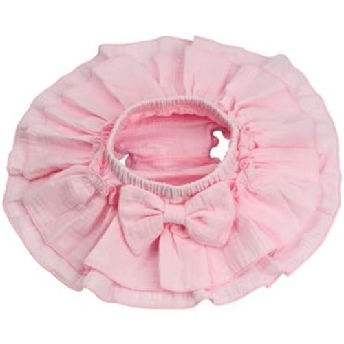 HOOLCHEAN Baby Girls Soft Cotton Gauze Ruffle Mini Skirt with Shorts
