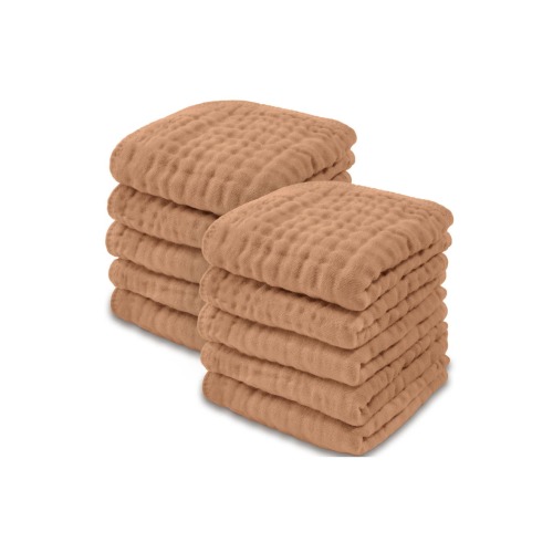 Muslin Washcloths - Pack of 10
