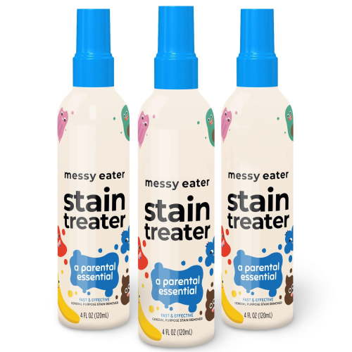 Stain Treater Spray - 4Oz Stain Remover - Newborn & Baby Essentials Stain Remover -Newborn & Oil No Dry Cleaning Food, Grease, Coffee Off Laundry, Underwear, Fabric，3Pcs