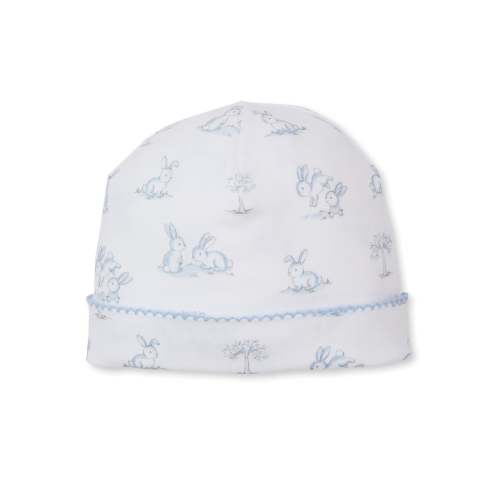 Springtime Bunny Fun Blue Hat