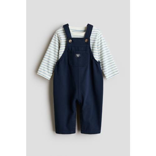 2-PIECE OVERALL AND SHIRT SET
