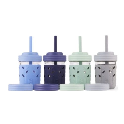 8oz Glass Mason Jar Drinking Tumblers + Food Storage