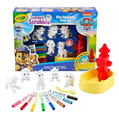 Scribble Scrubbie PAW Patrol Fire Hydrant Play Set