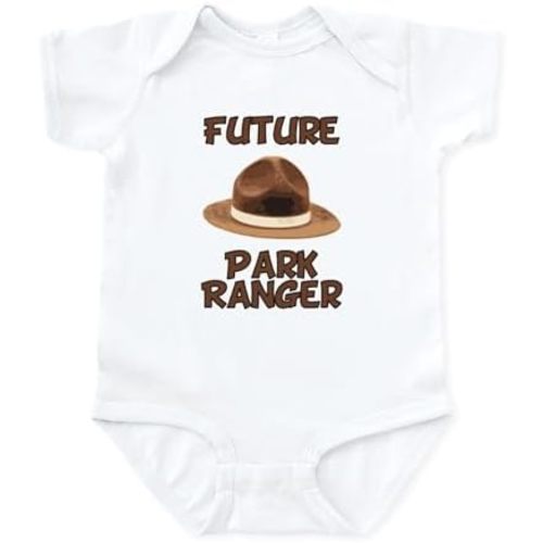 CafePress Future Park Ranger Cute Infant Bodysuit Baby Romper