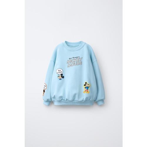 MICKEY MOUSE © DISNEY SWEATSHIRT - Faded blue | ZARA United States