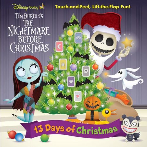 Disney Baby: 13 Days of Christmas: Touch-And-Feel, Lift-The-Flap Fun! - by Steven Davison & Carolyn Gardner (Board Book)