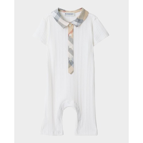 Boy's Jaxon Check Playsuit, Size 1M-18M