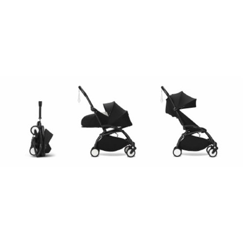 YOYO3 Stroller 0+/6+ WH BLK - Mini Jake