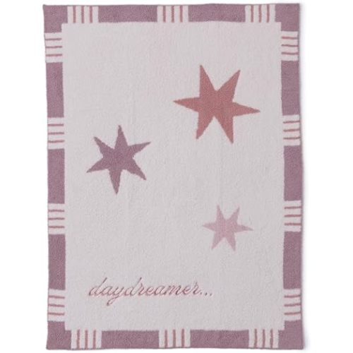 Barefoot Dreams® CozyChic® Starry Daydreamer Stroller Blanket, Teaberry Multi, 30"x40"