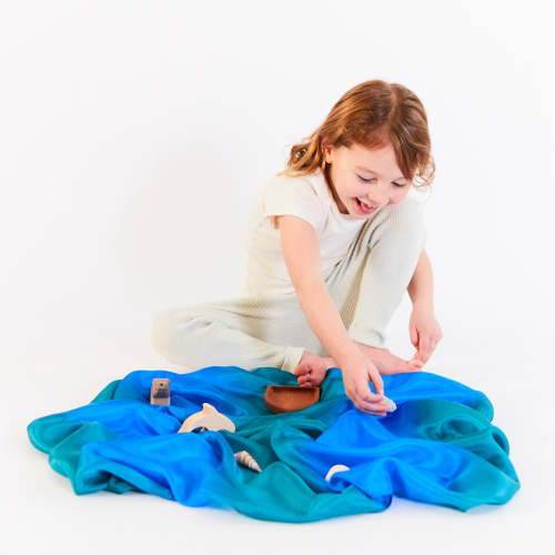 Ocean Earth Playsilk | Shop Sarah's Silks