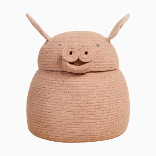 Lorena Canals Animal Crew Basket - Peggy The Pig