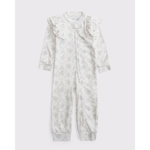 baby ruffle icon one-piece