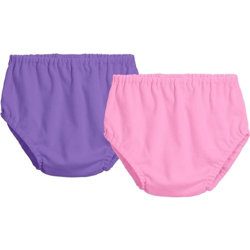 City Threads Baby Girls Boys Diaper Covers Bloomers Cotton Soft Comfortable Durable Made in USA 2-Pack