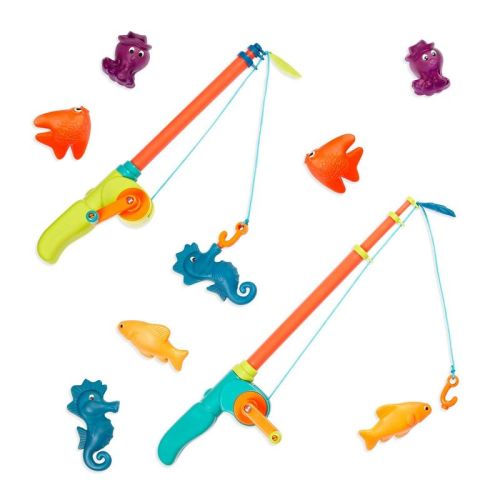 B. toys - Color-Changing Fishing Set - Little Fisher's Kit: Pretend Accessories, Shapes, and Fine Motor Skills