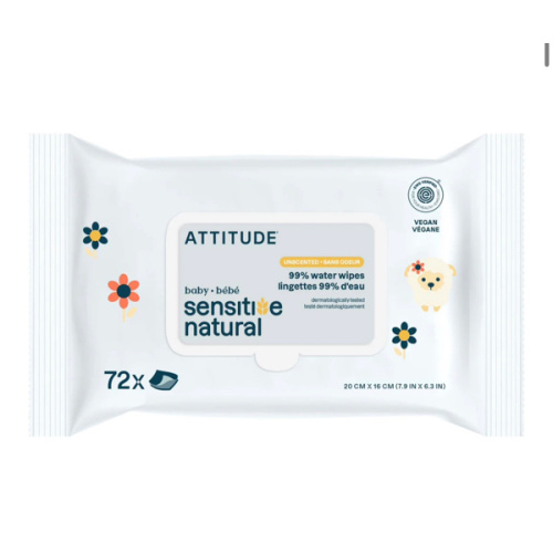 Natural Baby Wipes for Sensitive Skin I ATTITUDE
